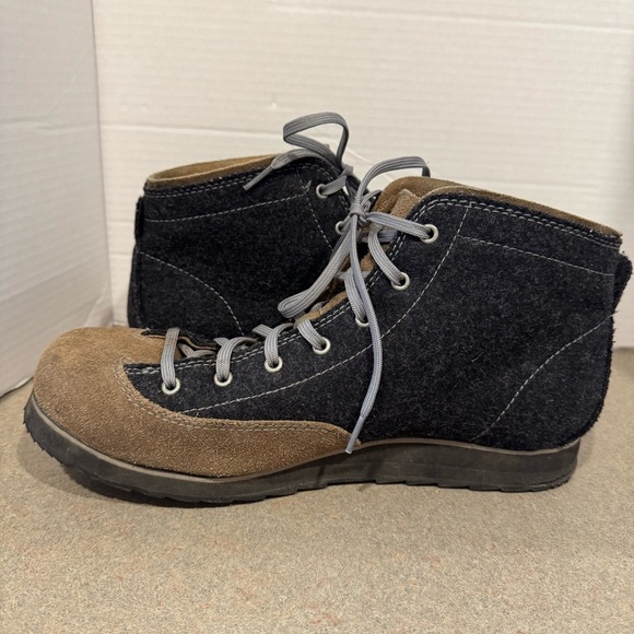 Woolrich Men’s Eagle Lace Up Brown-Black Wool And Suede Hiking Boots Size 11.5 main image 7